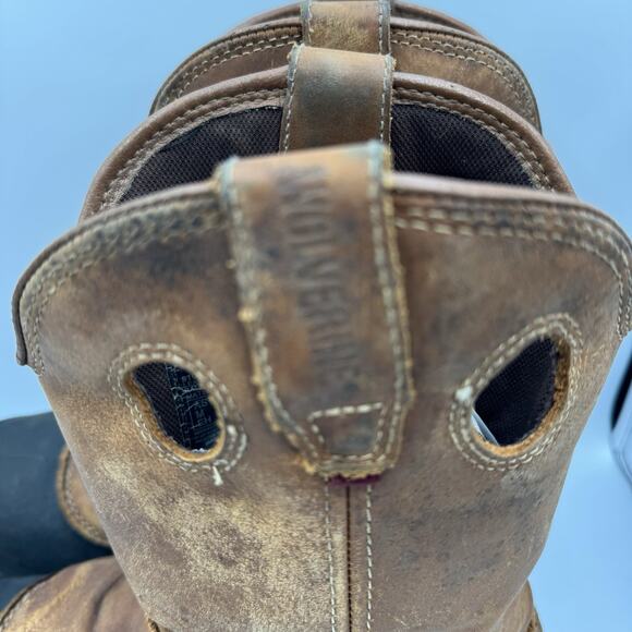 Wolverine Rival SwampMonster Pull On Steel Toe Waterproof Leather Boots 12M - Picture 4 of 7